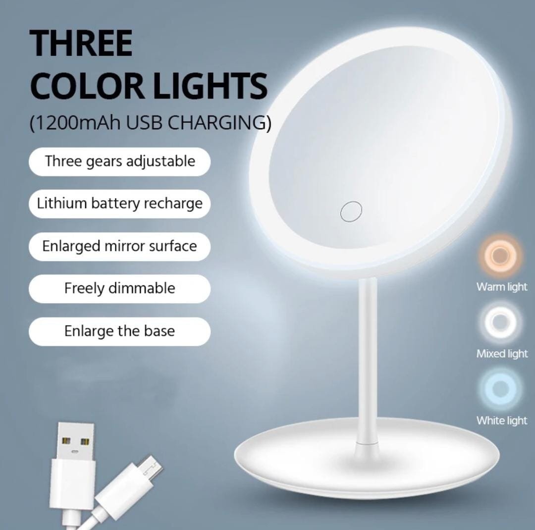 Espejo LED Circular con Luz - ¡Tu Nuevo Mejor Aliado de Belleza! - Imagen 3