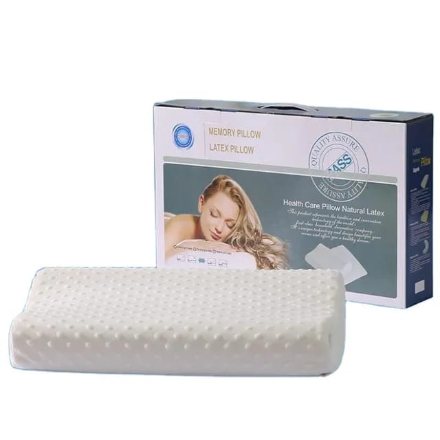 Almohada Ergonómica Memory Pillow , Alivia el Dolor de Cuello y Espalda